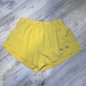 Rare Puma Yellow Athletic Shorts